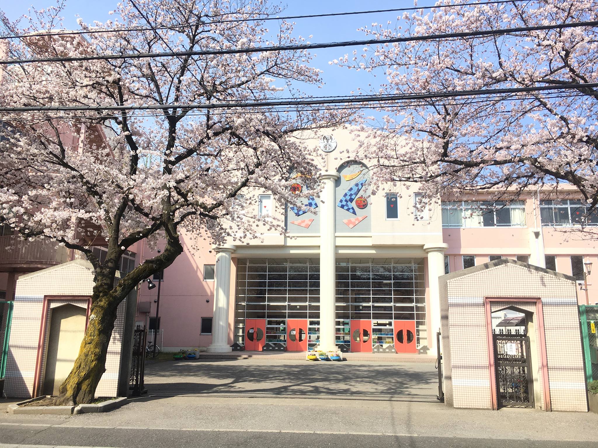 埼玉大学教育学部附属小学校の校舎の写真。