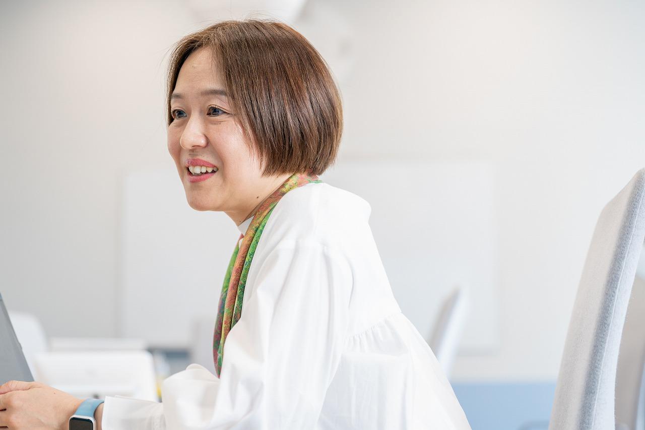 チームの原理原則の土台について語る荻野さん